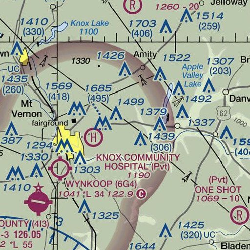 FAA VFR chart of School Number 5 (historical), OH