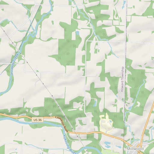 OpenStreetMap map of School Number 6 (historical), OH