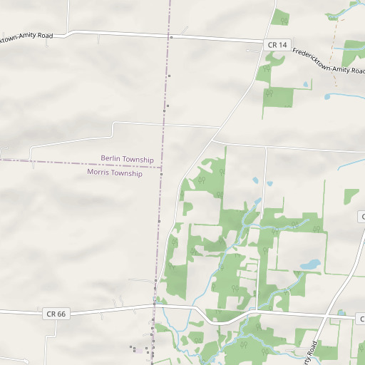 OpenStreetMap map of Springfield Farm (historical), OH