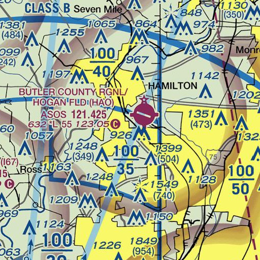 FAA VFR chart of School Number 6 (historical), OH
