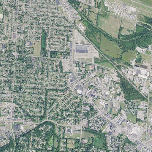 Aerial imagery of School Number 6 (historical), OH