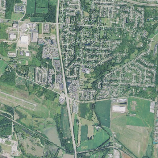 Aerial imagery of School Number 3 (historical), OH