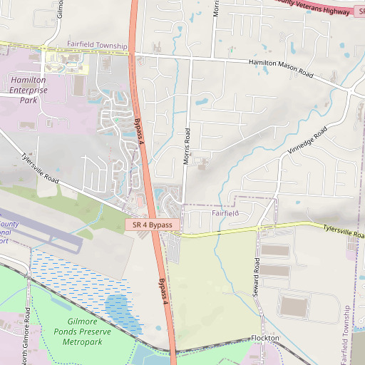 OpenStreetMap map of School Number 3 (historical), OH