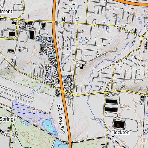 OpenTopoMap map of School Number 3 (historical), OH