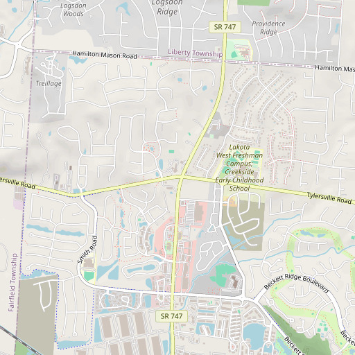 OpenStreetMap map of School Number 6 (historical), OH