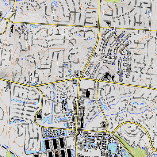 OpenTopoMap map of School Number 6 (historical), OH