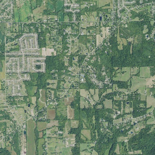 Aerial imagery of School Number 1 (historical), OH