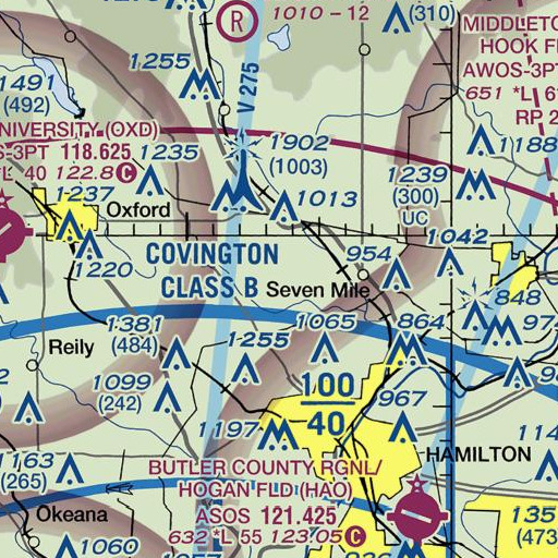 FAA VFR chart of School Number 7 (historical), OH