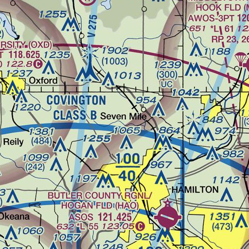 FAA VFR chart of School Number 4 (historical), OH