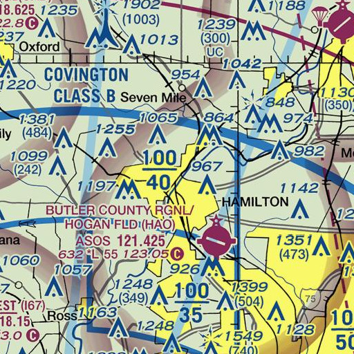 FAA VFR chart of River View, OH
