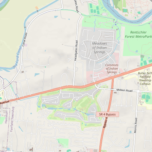 OpenStreetMap map of School Number 2 (historical), OH
