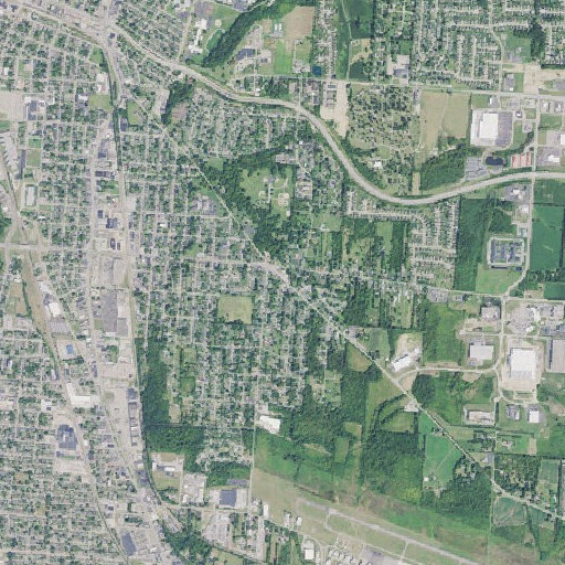 Aerial imagery of School Number 4 (historical), OH