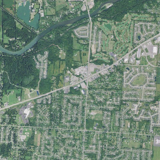 Aerial imagery of School Number 12 (historical), OH