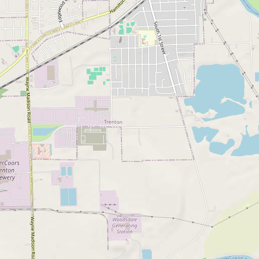 OpenStreetMap map of School Number 10 (historical), OH