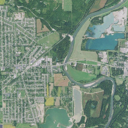 Aerial imagery of Balls Ferry (historical), OH