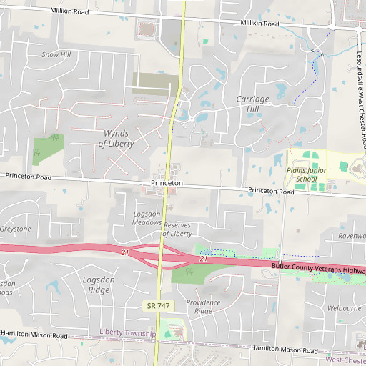 OpenStreetMap map of School Number 6 (historical), OH
