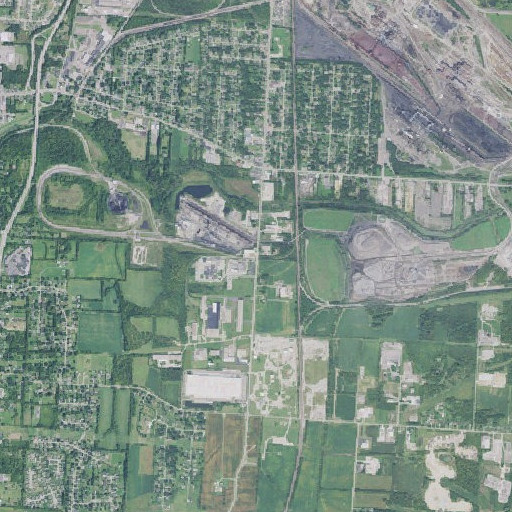 Aerial imagery of School Number 7 (historical), OH