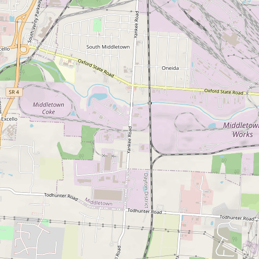 OpenStreetMap map of School Number 7 (historical), OH