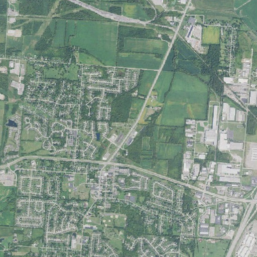 Aerial imagery of Monroe Cemetery, OH