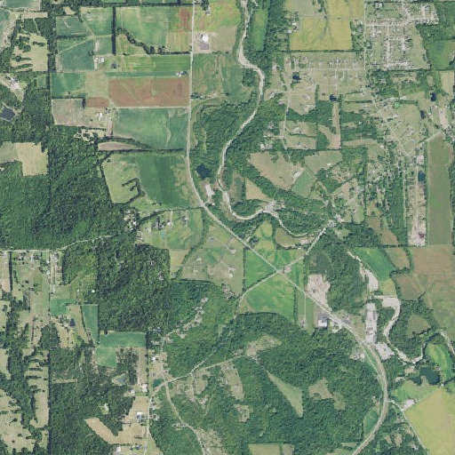 Aerial imagery of School Number 6 (historical), OH
