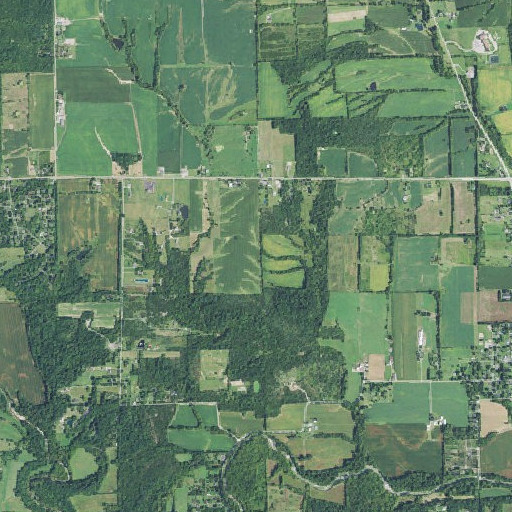 Aerial imagery of School Number 4 (historical), OH