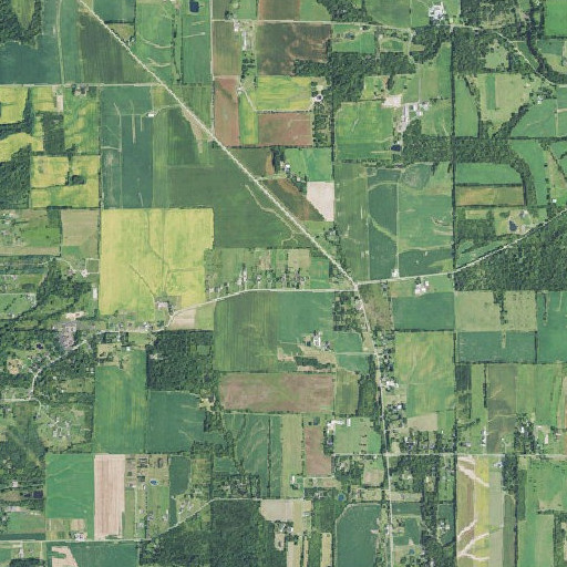 Aerial imagery of School Number 3 (historical), OH