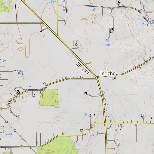 OpenTopoMap map of School Number 3 (historical), OH