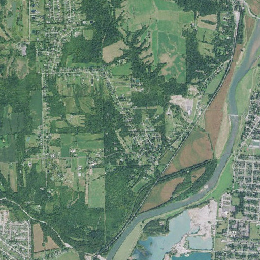 Aerial imagery of School Number 7 (historical), OH