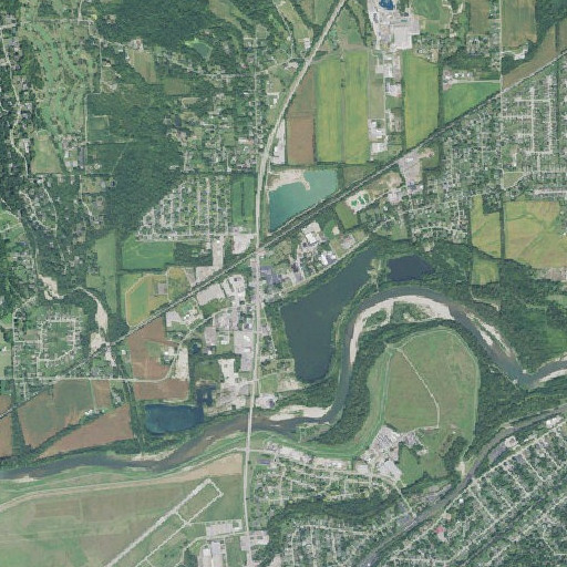 Aerial imagery of Poasttown Elementary School, OH