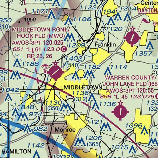 FAA VFR chart of School Number 12 (historical), OH