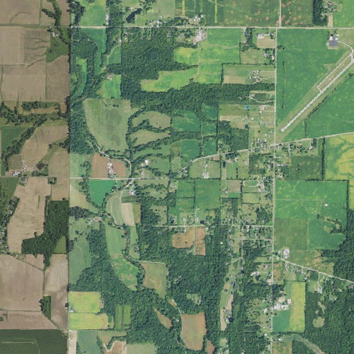 Aerial imagery of School Number 7 (historical), OH