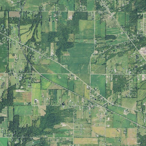 Aerial imagery of School Number 1 (historical), OH