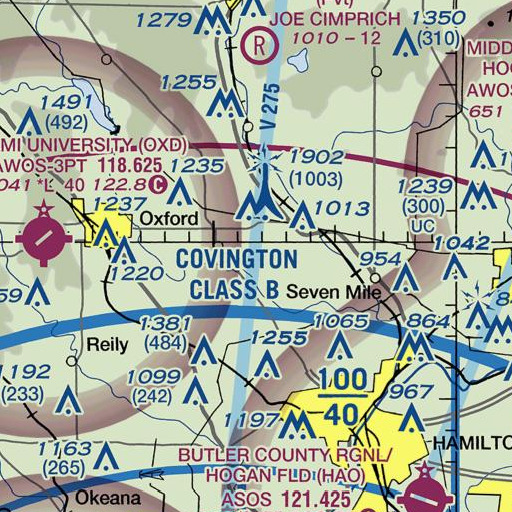 FAA VFR chart of School Number 11 (historical), OH