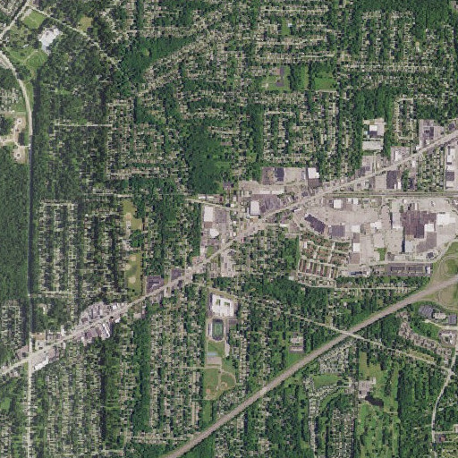 Aerial imagery of Brooklor Shopping Center, OH