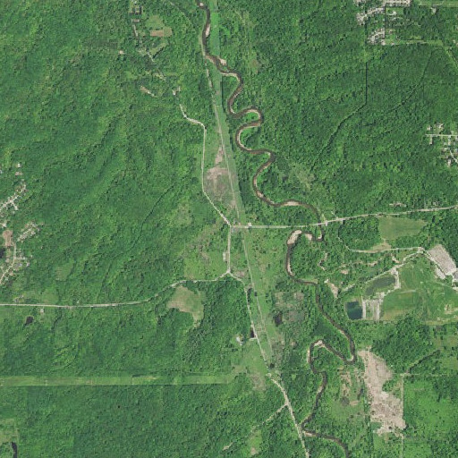 Aerial imagery of Jaite Mill Historic District, OH