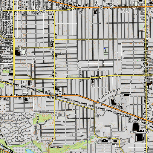 OpenTopoMap map of Robert H Jamison Junior High School, OH
