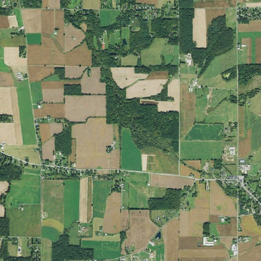 Aerial imagery of Edinburgh Mill (historical), OH