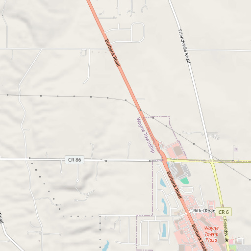 OpenStreetMap map of Maple Lane Farm, OH