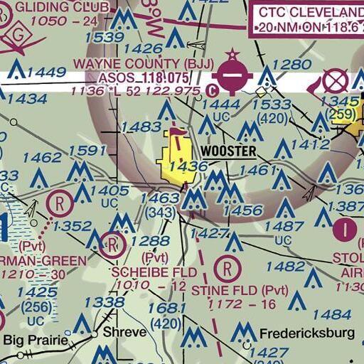 FAA VFR chart of School Number 1 (historical), OH