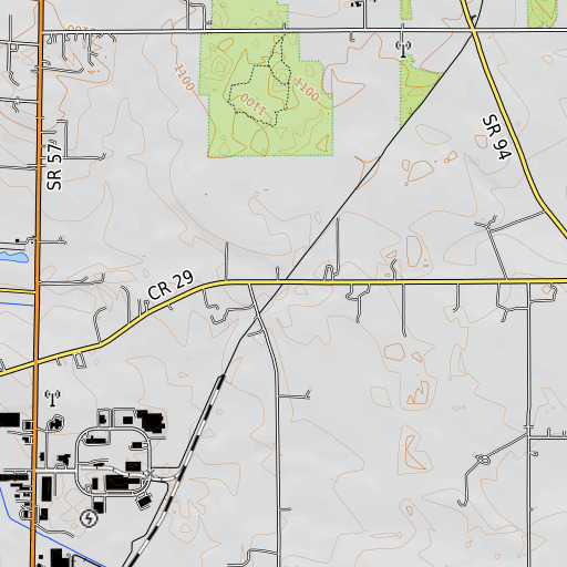OpenTopoMap map of School Number 2 (historical), OH