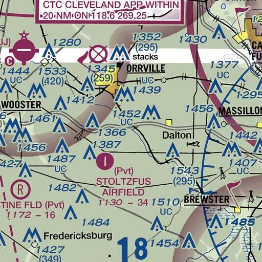 FAA VFR chart of School Number 5 (historical), OH