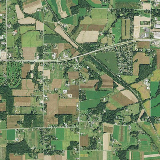 Aerial imagery of School Number 5 (historical), OH