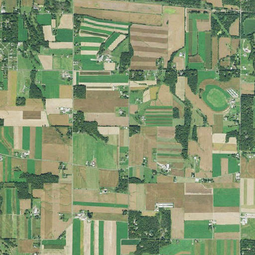Aerial imagery of School Number 5 (historical), OH