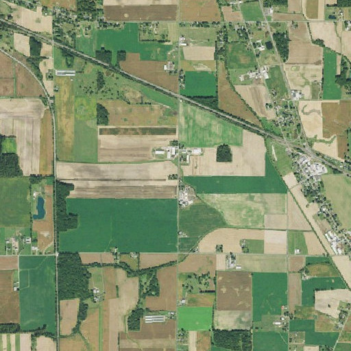 Aerial imagery of School Number 6 (historical), OH