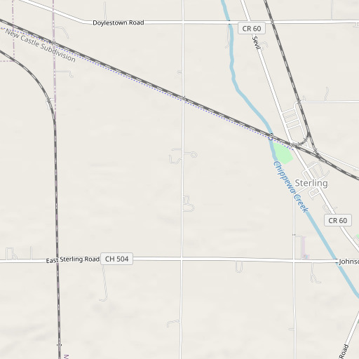OpenStreetMap map of School Number 6 (historical), OH