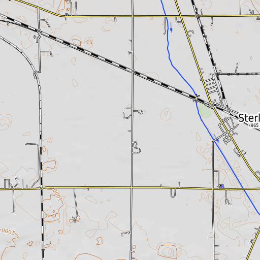 OpenTopoMap map of School Number 6 (historical), OH