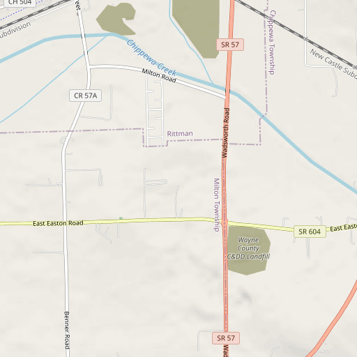 OpenStreetMap map of Republican Farm, OH