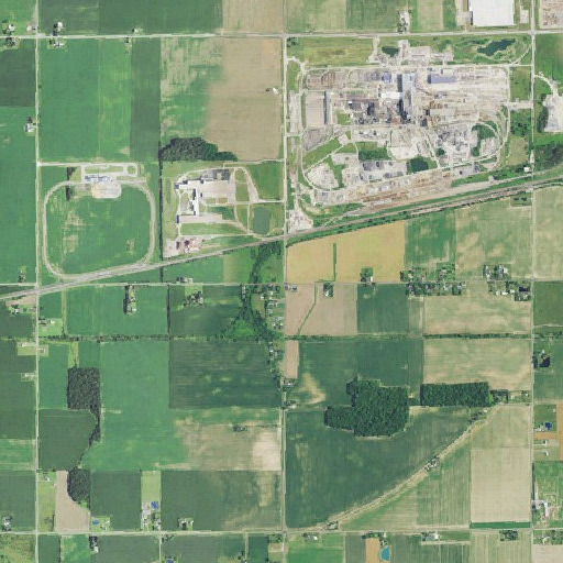 Aerial imagery of School Number 7 (historical), OH