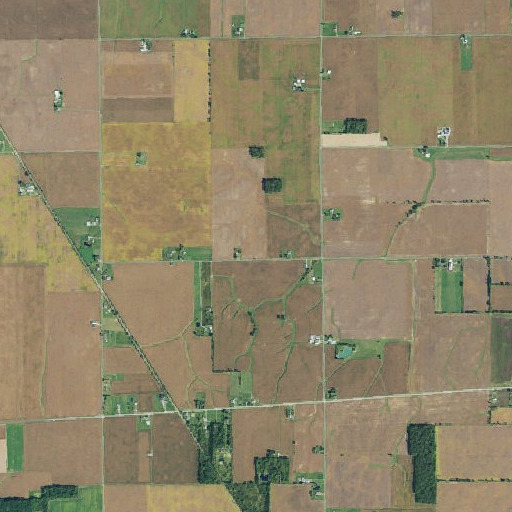 Aerial imagery of School Number 7 (historical), OH
