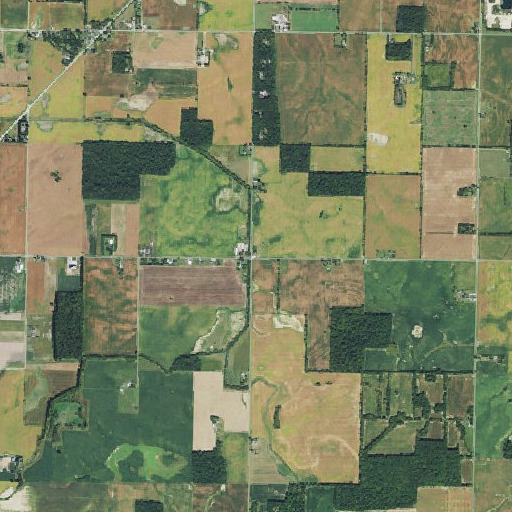 Aerial imagery of School Number 5 (historical), OH